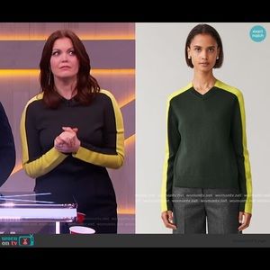 COS color-block wool top